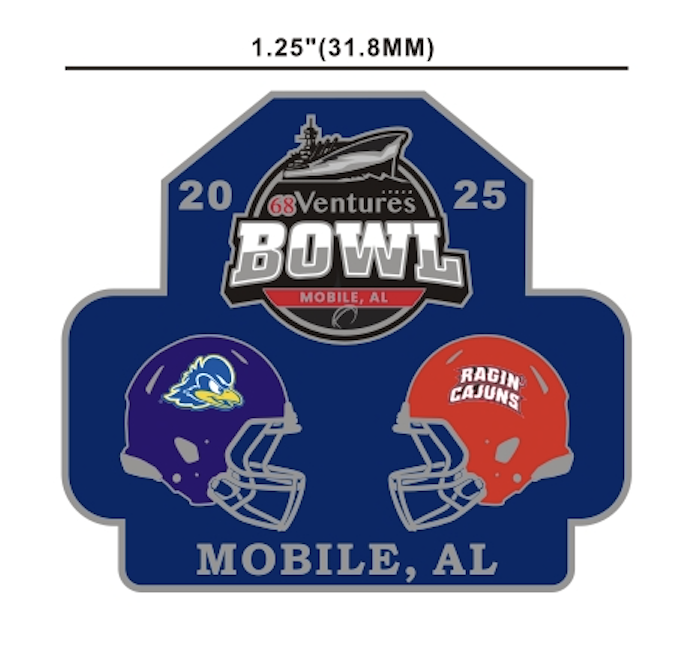 Head to Head Lapel Pin