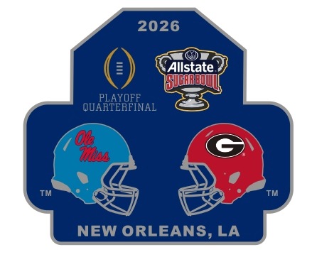 Head to Head Lapel Pin